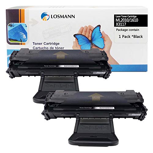 2x LOSMANN Schwarz Toner Kompatibel für ML-2010 ML-1610 SCX-4521 X3117 für Samsung ML-1615 ML-2000 Series ML2010L ML-2570G ML-2571 ML-2571N SCX-4321 SCX-4521F SCX-4521FR Xerox 3122 3124 3125 Dell 1100 2x LOSMANN Schwarz Toner Kompatibel für ML-2010 ML-1610 SCX-4521 X3117 für Samsung ML-1615 ML-2000 Series ML2010L ML-2570G ML-2571 ML-2571N SCX-4321 SCX-4521F SCX-4521FR Xerox 3122 3124 3125 Dell 1100 von LOSMANN