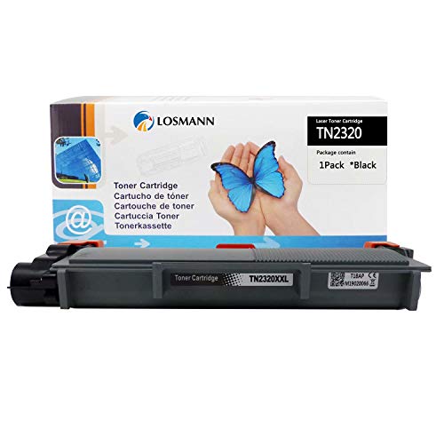 LOSMANN 1x Toner Kompatibel für Brother TN-2320 TN2320 XXL für Brother DCP-L2500D L2520DW L2540DN L2560CDN L2560CDW L2560DN L2560DW L2700DW MFC-L2701 L2700DN L2700DW L2701DW L2703DW L2720DW L2740CW von LOSMANN