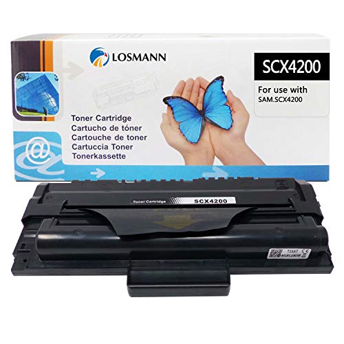 LOSMANN 1x Toner Kompatibel für Samsung Laserdrucker SCX-D4200A / ELS für Samsung SCX-4200 SCX-4200D3 SCX-4200F SCX-4200R, SCX-4200 D3 SCX-4200 F SCX-4200 R (Schwarz 3.000 Seiten Black) von LOSMANN