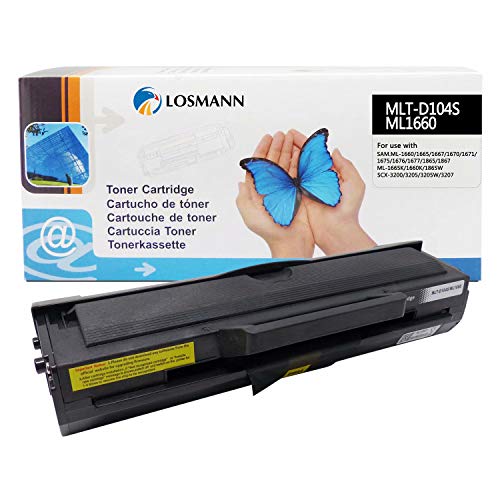 LOSMANN 1x Toner Kompatibel für Samsung ML-1660 / MLT-D1042S/ELS für ML1660 ML1660N ML1665 ML1666 ML1670 ML1672 ML1674 ML1675 ML1678 ML1860 ML1865 ML1865W SCX3000 SCX3200 SCX3200W SCX3205 SCX3205W LOSMANN 1x Toner Kompatibel für Samsung ML-1660 / MLT-D1042S/ELS für ML1660 ML1660N ML1665 ML1666 ML1670 ML1672 ML1674 ML1675 ML1678 ML1860 ML1865 ML1865W SCX3000 SCX3200 SCX3200W SCX3205 SCX3205W von LOSMANN