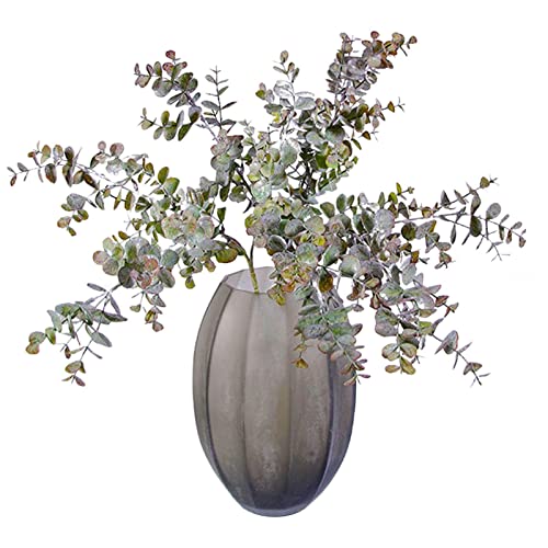 LOSOO Faux-Grün, Realistische Kunstpflanzen für Vase Biegbar, Künstliche Zweige Gefälschte Eukalyptuszweige Kleines Blatt für Ladendekoration Blumenarrangement Hochzeit von LOSOO