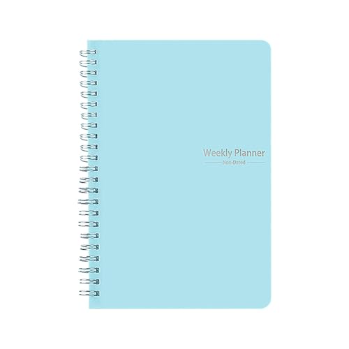 LOSVIP # 52 Week Planner 2025 Daily Planner Full Page 52 Week Self Discipline Punch Book Daily Planner Daily One Page Calendar 2025 January 2025 December 2025 (Blue, One Size) von LOSVIP