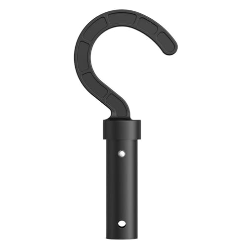 LOSVIP # Haken für alle Zubehörteile für Poolroboter, maßgeschneiderter Haken für Pool-Saugroboter, einschließlich kabelloser Über- und Unterwasser- an Teleskopstangen, Schwarz (Black, One Size) von LOSVIP