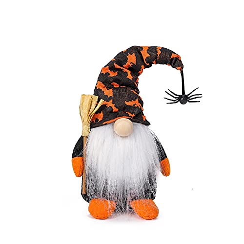 LOSVIP Halloween Gnom Figur Samt Stoff Fledermaus Rudolph Gesichtslos Puppe,Halloween Zuhause Dekor gesichtslose Halloween GNOME Kürbis Fledermäuse von LOSVIP