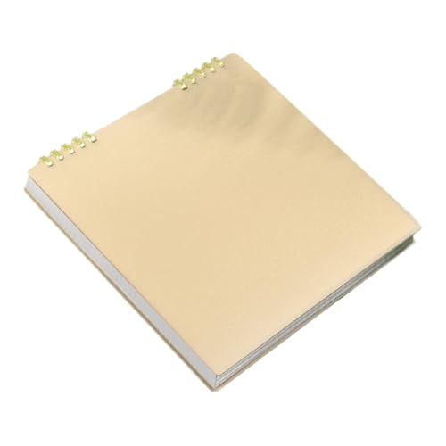 LOSVIP # Journal Notebook Memo Notebook Notepads Grids Writing For Sketching Scribbling Journal Refillable Notebooks (Yellow, One Size) von LOSVIP