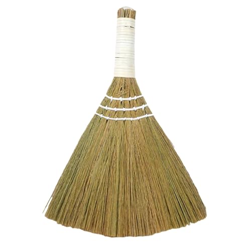 LOSVIP # Natural Style Household for Home Garage Hallway and Kitchen Soft Corn Sweep with Ergonomic Handle Perfect for Indoor and Outdoor Cl (Army Green, One Size) von LOSVIP