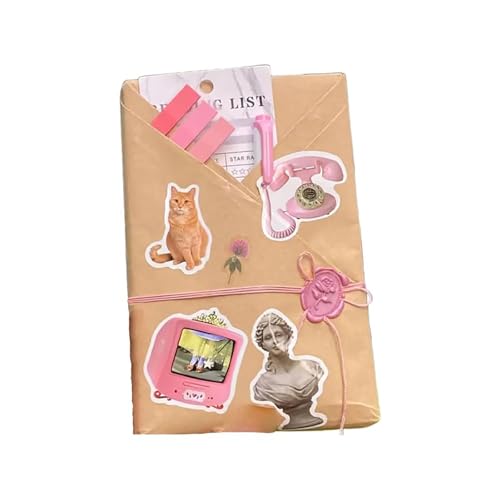 LOSVIP # With A Book Bookish Gifts Book Bookish Stickers Tip Highlighter Personalized DIY Multicolor Bookish Gifts Unique And Creative Gifts For Girls And Book Lovers Reading (A, One Size) von LOSVIP