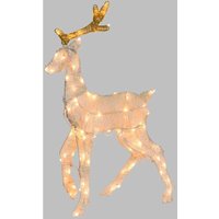 Renna 2D 70 cm LED Weihnachtsdeko mit Timer IP44 von LOTTI IMPORTEX
