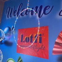 2D-Kreis ø57cm MicroLED rgb Multiflash von LOTTI