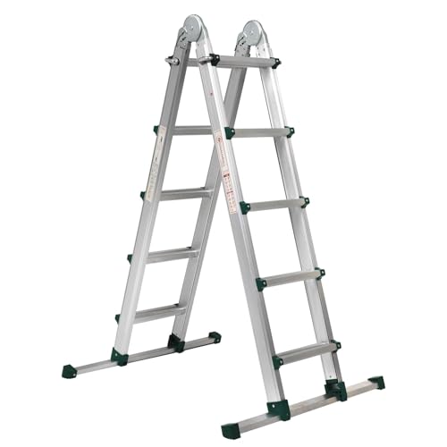 5,1m Sprossen Aluleiter Mehrzweckleiter 4x5 Teleskopleiter Multifunktionsleiter Aluleiter Klappleiter Anlegeleiter Bockleiter Schiebeleiter 5,1m Sprossen Aluleiter Mehrzweckleiter 4x5 Teleskopleiter Multifunktionsleiter Aluleiter Klappleiter Anlegeleiter Bockleiter Schiebeleiter von LOUAK&HIRON