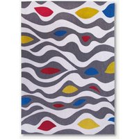 VOLUTE DESIGN – GALLERY ART ABSTRACT TEPPICHE – Hergestellt in Belgien – Mechanisches Jacquard-Flachgewebe – Handgefertigt – Natürliche von LOUIS DE POORTERE