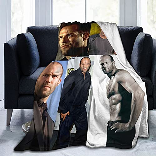 Jason Statham Super Weiche und Bequeme Flanelldecke Campingdecke Stranddecke Dekoration Schlafzimmer Wohnzimmer Geeignet für Kinder/Erwachsene Überwurfdecken Jason Statham Super Weiche und Bequeme Flanelldecke Campingdecke Stranddecke Dekoration Schlafzimmer Wohnzimmer Geeignet für Kinder/Erwachsene Überwurfdecken von LOUJIN