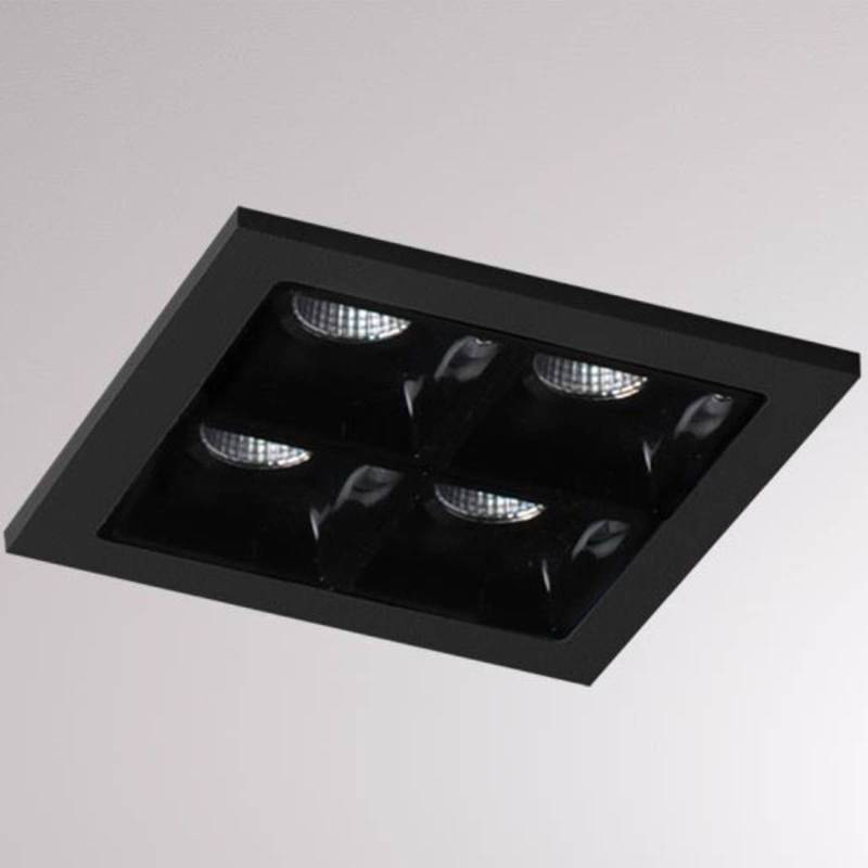 Liro LED-Einbaulampe schwarz 34° 3.000 K von Molto Luce