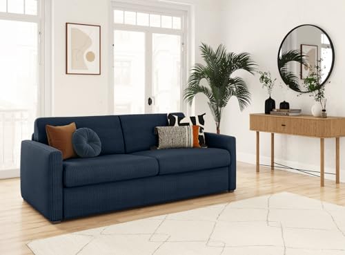 AGATHE Sofas, dunkelblau, 160x190cm von LOUNGITUDE