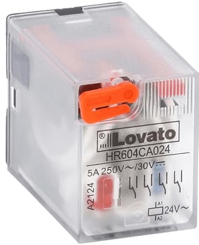 RELE' INDUSTRIE 4SC 5A 24VAC (LOVATO cod. HR604CA024) von LOVATO