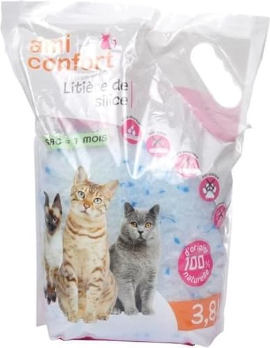 LOVE STORY AMI Confort Katzentoilette aus Kieselgel, 3,8 l von LOVE STORY