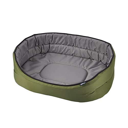 LOVE STORY Essentiel Korb oval, 70 x 52 cm, Khaki/Grau von LOVE STORY