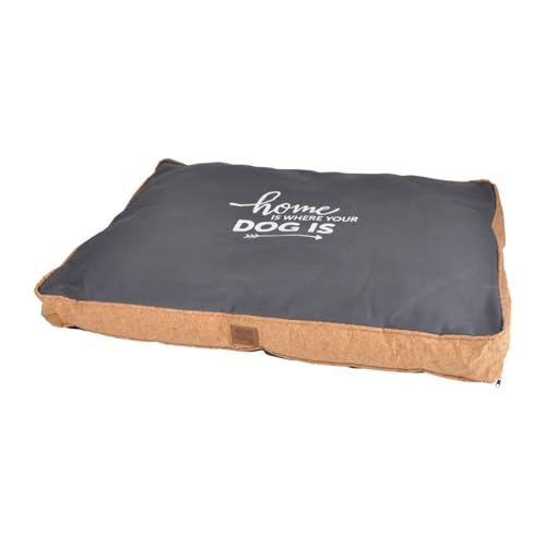 LOVE STORY Kissen rechteckig, Kork/Polyester, 90 x 65 x 9 cm, Natural Cork, Grau von Love Story