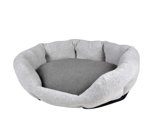 LOVE STORY Korb oval, antibakteriell, 55 x 40 x 14 cm, Graphen, Grau von Love Story