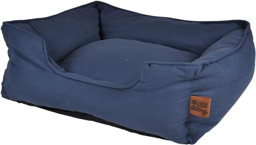 LOVE STORY Korb rechteckig, Polyester, 75 x 70 x 22 cm, Terrazzo Indigo LOVE STORY Korb rechteckig, Polyester, 75 x 70 x 22 cm, Terrazzo Indigo von Love Story