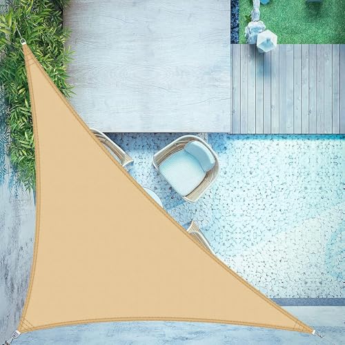 LOVE STORY Sonnensegel Dreieckig 3x3x4.25m Wasserdicht Sandbeige Sonnenschutz Windschutz Segel PES Polyester,95% UV-Schutz für Außenbereich, Terrasse, Balkon, Garten LOVE STORY Sonnensegel Dreieckig 3x3x4.25m Wasserdicht Sandbeige Sonnenschutz Windschutz Segel PES Polyester,95% UV-Schutz für Außenbereich, Terrasse, Balkon, Garten von LOVE STORY