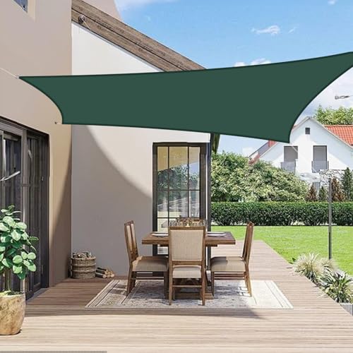 LOVE STORY Sonnensegel 2x3m Wasserdicht Rechteckig Verde Sonnenschutz Windschutz Segel PES Polyester,95% UV-Schutz für Außenbereich, Terrasse, Balkon, Garten von LOVE STORY