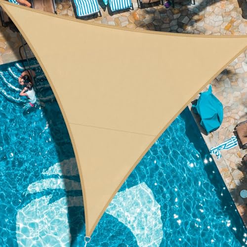 LOVE STORY Sonnensegel Dreieckig 3.6x3.6x3.6m Wasserdicht Sandbeige Sonnenschutz Windschutz Segel PES Polyester,95% UV-Schutz für Außenbereich, Terrasse, Balkon, Garten LOVE STORY Sonnensegel Dreieckig 3.6x3.6x3.6m Wasserdicht Sandbeige Sonnenschutz Windschutz Segel PES Polyester,95% UV-Schutz für Außenbereich, Terrasse, Balkon, Garten von LOVE STORY