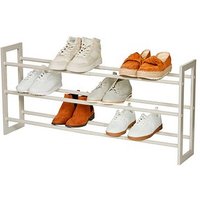 LOVE !T STORE !T Teleskop-Schuhregal LOFT hellgrau 54,5 - 99,0 x 17,0 x 45,5 cm, 1 St. von LOVE !T STORE !T