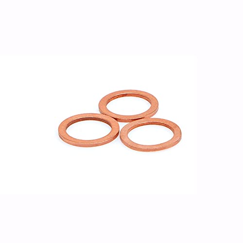 M32 M33 M34 M35 M36 M38 M40 M42 M44 M45 M46 M48 M50 M60 Messing Kupfer Dichtung Boot Quetschscheibe Flachdichtung Dichtring Sump Plug-M33x46x2 1St von LOVEAASAN