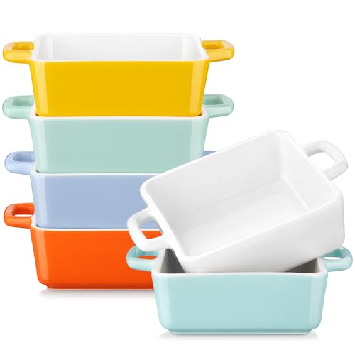 Auflaufform porzellan, LOVECASA Backform Kuchenform, 6-teilige mini Soufflé Förmchen Ofenformen für Crème Brûlée Dessert Souffle, 250ML Auflaufform porzellan, LOVECASA Backform Kuchenform, 6-teilige mini Soufflé Förmchen Ofenformen für Crème Brûlée Dessert Souffle, 250ML von LOVECASA