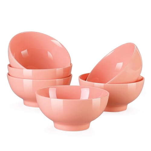 Tafelservice porzellan, LOVECASA SWEET 6 teiliges Schalen Set, Mehrzweckschalen, Müslischalen, Suppenschalen, Eisschalen, 660ml von LOVECASA