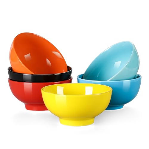 LOVECASA, SWEET Serie Ramen Frühstücksschalen aus Porzellan, 6-teilig, 550 ml, 15 cm, Teller Farbe Pure LOVECASA, SWEET Serie Ramen Frühstücksschalen aus Porzellan, 6-teilig, 550 ml, 15 cm, Teller Farbe Pure von LOVECASA