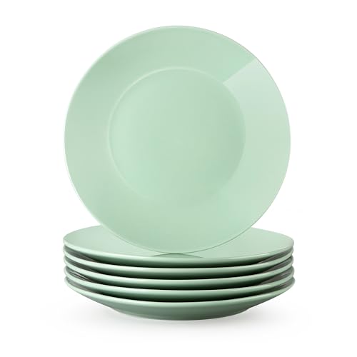 LOVECASA, SWEET Serie Speiseteller aus Porzellan, 6-teilig, 26 cm, Pure Farbe von LOVECASA