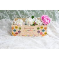 Abschiedsgeschenk Kindergarten Geschenk Abschied Kita Erzieherin Holzkiste Blumenkasten von LOVELYWILDMOMENTSDE