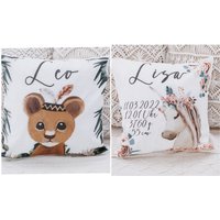 Babykissen, Kissen Mit Name, Geburt, Kissenhülle Personalisiert Geburtsdaten, Geschenke Zur Babygeschenk, Taufgeschenk Babykissen, Kissen Mit Name, Geburt, Kissenhülle Personalisiert Geburtsdaten, Geschenke Zur Babygeschenk, Taufgeschenk von LOVELYWILDMOMENTSDE