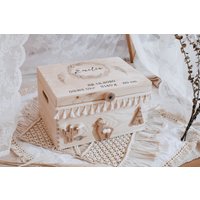 Erinnerungsbox, Erinnerungskiste, Erinnerungsbox Personalisiert, Erinnerungsbox Alpaka, Aufbewahrungsbox Baby, Babyzimmer, Erinnerungsbox Boho von LOVELYWILDMOMENTSDE