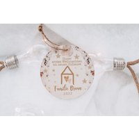 Unser Erstes Gemeinsames Weihnachten Im Neuen Zuhause, Weihnachtskugeln, Weihnachtsdeko, Weihnachtsgeschenk von LOVELYWILDMOMENTSDE