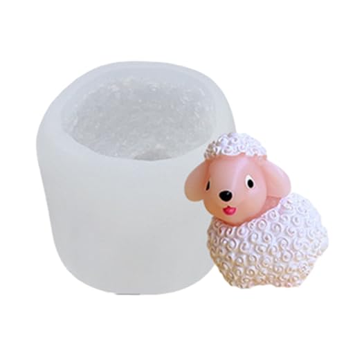 3D Schaf Silikonform | Silikonform Mit Süßem Gelocktem Schaf | Silikonformen Für Ziegen Und Schafe Zum Selbermachen, Für Selbstgemachte Süßigkeiten Und Kerzen, Küchenbackgeräte von LOVEMETOO