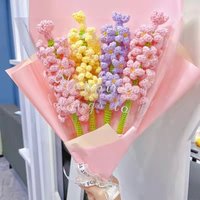 Gehäkelte Hyazinthen, Handgemachte Gestrickte Blumen, Hyazinthenstrauß, Geburtstagsgeschenk, Blumen Geschenk von LOVFS
