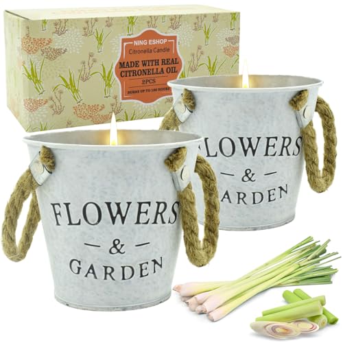 LOVICVKEM Citronella Kerze Outdoor groß, 2 x 400ml Outdoor Kerzen Natürliche Sojawachs Zitronella Kerze Garten Natürliche Sojawachs Kerzen Groß Set für Garten,Terrasse,Brenndauer 170 Std LOVICVKEM Citronella Kerze Outdoor groß, 2 x 400ml Outdoor Kerzen Natürliche Sojawachs Zitronella Kerze Garten Natürliche Sojawachs Kerzen Groß Set für Garten,Terrasse,Brenndauer 170 Std von LOVICVKEM