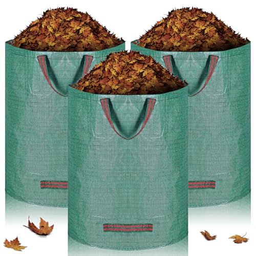 LOVICVKEM Gartensack 3x 300L Set Laubsack Gartenabfallsack inkl. Handschuhe,Selbststehend 4 Griffe Stabil Robust & Faltbar-Laubsäcke & Gartensäcke,Grünschnittsäcke Gartenlaubbeutel Gartenbeutel Beutel LOVICVKEM Gartensack 3x 300L Set Laubsack Gartenabfallsack inkl. Handschuhe,Selbststehend 4 Griffe Stabil Robust & Faltbar-Laubsäcke & Gartensäcke,Grünschnittsäcke Gartenlaubbeutel Gartenbeutel Beutel von LOVICVKEM
