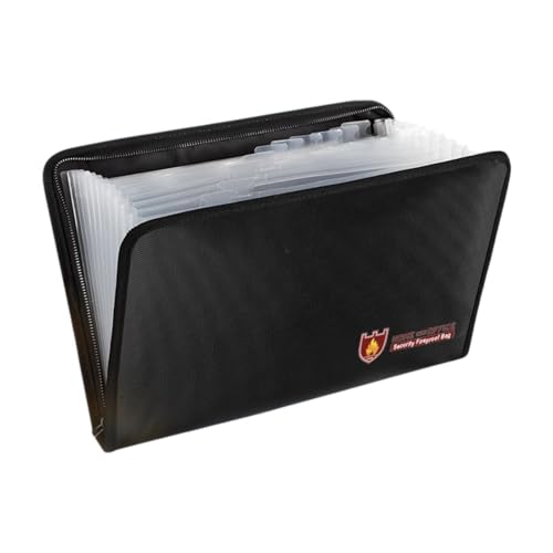 LOVIVER, Feuerfeste Tasche, Reisepass, 1200 Grad Wärmeisoliert, Feuerfeste Geldtasche, Feuerbeständiger Sicherer Umschlag, Klar LOVIVER, Feuerfeste Tasche, Reisepass, 1200 Grad Wärmeisoliert, Feuerfeste Geldtasche, Feuerbeständiger Sicherer Umschlag, Klar von LOVIVER