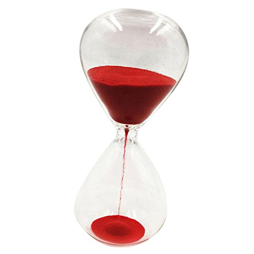 LOVIVER 15 Minuten Eieruhr Aufenthaltsraum Stundenglas Maske Sanduhr, Ornamente, rot von LOVIVER