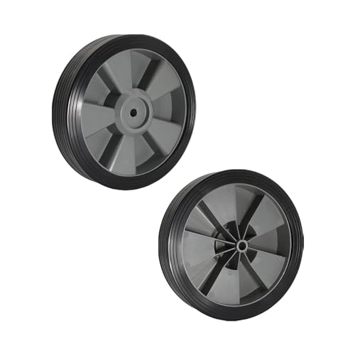 LOVIVER 2 Stück Grillrad Lenkrolle Radbreite 4 cm Schubkarre Langlebig Einfach zu installieren Ersatz Universalrad Werkzeugzubehör von LOVIVER