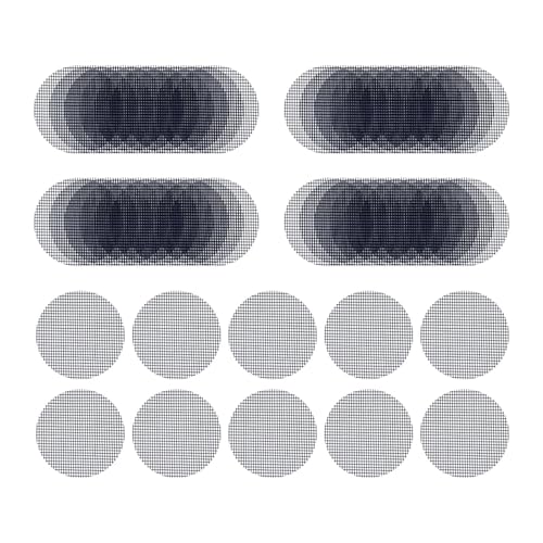 LOVIVER 50x Blumenpot Bottom Mesh Pad Basin Bottom Grid Gartenmatten Rundes Gartenwerkzeug Einfache Installation Ersetzen Sie vielseitige Verschleiß resistent, S von LOVIVER