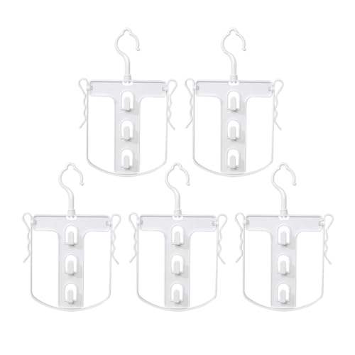 LOVIVER 5Pcs Hoodie Kleiderbügel mit Kapuze Trocknen Kleiderbügel Kleiderschrank Organizer Drehbare Multifunktionale Hängen Mantel Rack Handtücher Hüte, Weiß LOVIVER 5Pcs Hoodie Kleiderbügel mit Kapuze Trocknen Kleiderbügel Kleiderschrank Organizer Drehbare Multifunktionale Hängen Mantel Rack Handtücher Hüte, Weiß von LOVIVER