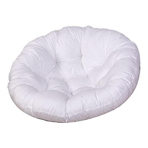 LOVIVER 60x60cm Sitzkissen Kissen, Schaukel-Hängesesselkissen, Eierstuhlkissen, Terrassensitzkissen, Schaukelstuhlpolster für Hängesessel, Rundes Gartenstuhlkissen, Sitzkissen Outdoor/Indoor, Weiß LOVIVER 60x60cm Sitzkissen Kissen, Schaukel-Hängesesselkissen, Eierstuhlkissen, Terrassensitzkissen, Schaukelstuhlpolster für Hängesessel, Rundes Gartenstuhlkissen, Sitzkissen Outdoor/Indoor, Weiß von LOVIVER