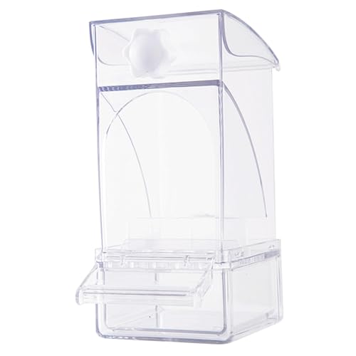 LOVIVER Automatischer Vogelfutterspender, Futterbehälter, tragbares Käfigzubehör, Vogelfutternapf, Papageienfutterspender für Nymphensittiche, Wellensittiche, Klar LOVIVER Automatischer Vogelfutterspender, Futterbehälter, tragbares Käfigzubehör, Vogelfutternapf, Papageienfutterspender für Nymphensittiche, Wellensittiche, Klar von LOVIVER