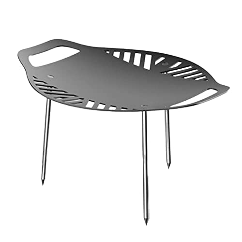 LOVIVER BBQ-Grillkorbplatte Multifunktionaler Hähnchen-Bräter Grillrost Grillzubehör Antihaft- Outdoor-Grillplatte für den Innenbereich von LOVIVER