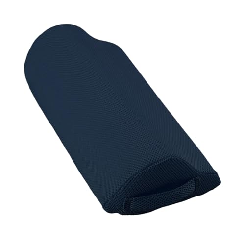 LOVIVER Beinkissen, Memory Foam, Nackenrolle, Netzgewebe, atmungsaktives Geschenk, Kissen für den unteren Rücken, Kniekissen für das Schlafen im Bett zu, Dunkelblau von LOVIVER